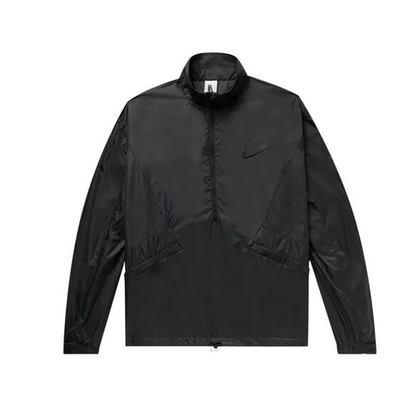 Fear of God Essentials x Nike Air Long-Sleeve Half Zip Jacket 'Black' Men's XL - Picture 2 of 16